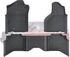 TPE Floor Mats for 2002-2008 Ram 1500 Crew Cab (Quad Cab) | for 2003-2009 Ram 2500/3500 Crew Cab All Weather Car Floor Liners Fit 2002-2008 Dodge 1500 Accessories Black