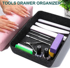 HNYYZL Desk Drawer Organizer,7 Pack Felt Drawer Organizer Shallow Drawer Organizers Felt Storage Bins,Desk organizer trays (G