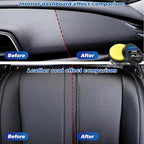 2Pcs Leader Cleaning and Care Cream & Cleaning Paste for Leather Care, Automotive Interior Leather Cleaning Cream, Leather Re