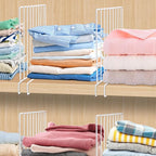 8-Pack 9“ Tall Metal Shelf Dividers for Closet Organization, Wardrobe, Bookshelf, Cabinet, Cupboard - Closet Shelf Dividers -