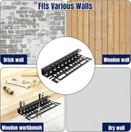 Screwdriver Organizer Wall Mount for Pliers, Screwdrivers, Garage Workshop Storage, Stores up to 43 Pliers or Small Tools, Id