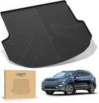 LASFIT Cargo Mat for Hyundai Santa Fe Sport 2018 2017 2016 2015 2014 2013 (Only Fit 5-Passenger), All Weather TPE Custom Fit Car Trunk Mats Cargo Liners Accessoires for Santa Fe Sport 2013-2018, Black