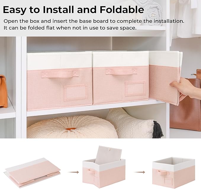 GRANNY SAYS Storage Baskets for Organizing, Fabric Storage Bins for Shelves, Closet Storage Boxs, Clothing Storage and Organi