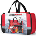 Roadside Emergency Car Kit for Vehicles, Car First Aid Kit Emergency Kit with Jumper Cables, Snow Shovel, Tow Strap, Car Safe