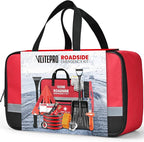 Roadside Emergency Car Kit for Vehicles, Car First Aid Kit Emergency Kit with Jumper Cables, Snow Shovel, Tow Strap, Car Safe