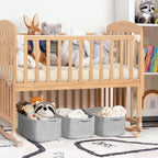Goodpick Storage Baskets, Storage Bins for Shelves Gift Baskets Empty Small Toy Baskets Baby Rope Basket Woven Basket for Tow