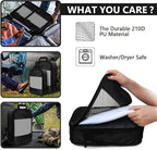 Compression Packing Cubes for Suitcases,5 Set Travel Essentials, Lightweight Luggage Organizer Bags, Travel Cubes for Carry o