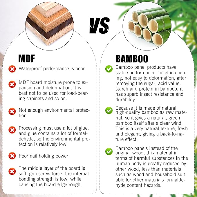 Badiano Wooden Coat Rack, Wall-Mounted Organizer for Closet, Entryway, Hallway, Foyer, Bedroom, Heavy Duty Double Hooks for H