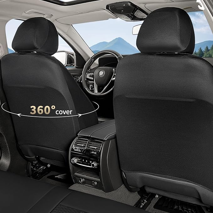 FLORICH Car Seat Covers 5 Seats Automotive Seat Covers Full Set Leather Air Mesh Seat Cover Breathable Seat Protector Interio