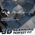 Sunsdrew Floor Mats Cargo Liner for 2022-2026 Lexus NX 250/NX 350/NX 350h/NX 450h+, All Weather Floor Liners & Trunk Cargo Mat NX350 Accessories Car Mats TPE Rubber Raised Edge