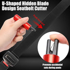 4 Pack 2-in-1 Window Breaker Seatbelt Cutter Upgraded car window breaker tool Under Water, seat belt cutter and glass breaker