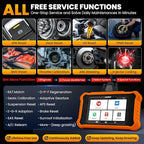 2026 LAUNCH Creader Elite V2.0 OBD2 Scanner for VW Audi Skoda Seat, Full Systems Bi-Directional Scan Tool for VAG Vehicles,