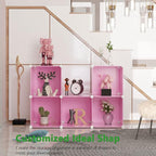 C&AHOME Cube Storage Organizer, 6-Cube Shelves Units, Closet Cabinet, DIY Plastic Modular Book Shelf, Ideal for Bedroom, Livi