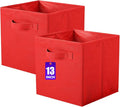 ShellKingdom Storage Bins, Foldable Fabric Storage Cubes And Cloth Storage Organizer Drawer For Closet And Toys Storage, 13 X