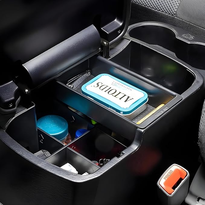 Vehicle OCD - Center Console Organizer Tray for Toyota Tacoma (2005-2015) and (2016-2023) - Made in USA - SLX133
