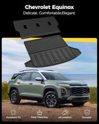 3W Seat Back Mats & Cargo Liner for 2025 2026 Chevrolet Chevy Equinox/GMC Terrain (Not for Equinox EV), All Weather TPE Custom Fit Floor Mats, Car Mats Full Set for Equinox/Terrain