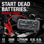 NOCO Boost X GBX75: 2500A UltraSafe Jump Starter - 12V Lithium Battery Booster Pack, Portable Jump Box, Power Bank & Jumper