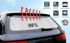 YelloPro Rear Tailgate Window Sunshade Custom Fit for 2021 2022 2023 2024 2025 2026 Jeep Grand Cherokee L, Laredo, Altitude, Limited, Overland, Summit, Summit Reserve, SUV
