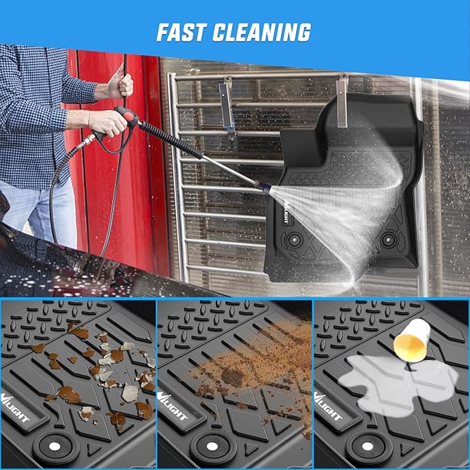 Nilight TPE Floor Mats for Chevy Bolt EV 2017 2018 2019 2020 2021 2022 2023, All Weather Custom Fit Heavy Duty Floor Liners