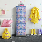 Sorbus Fabric Dresser for Kids Bedroom - Chest of 5 Drawers, Tall Storage Tower, Clothing Organizer, for Closet, for Playroom