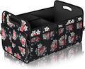Femuar Car Trunk Organizer,Car Storage Organizer with 72L Large Capacity Waterproof Collapsible and 11 Pockets,Trunk Organizer