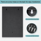 KYODOLED Locking Key Cabinet, 40 Key Storage Lock Box with Code, Key Box Wall Mount with Combination Lock, Key Hooks & Tags L