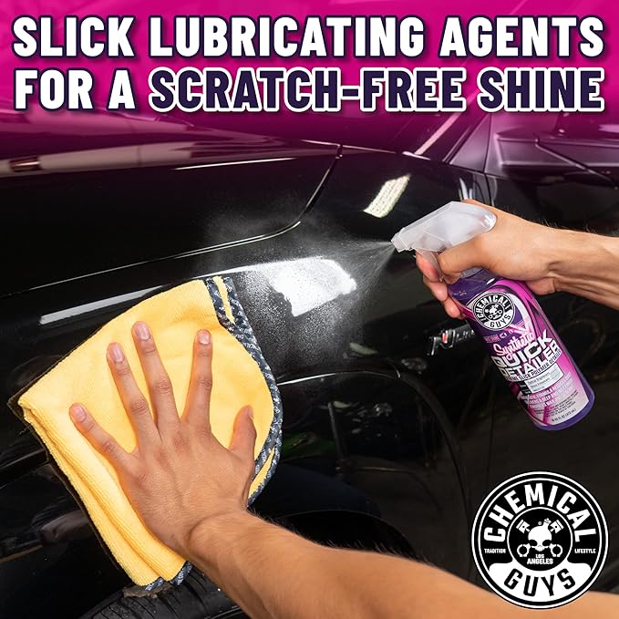 Chemical Guys Synthetic Quick Detailer – High Gloss Quick Detailer Spray, Safe for Cars, Trucks, SUVs, Motorcycles and RVs, R