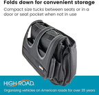 High Road CarHop Jr - Car Organizer with Cup Holders and Storage or Eating Tray for Car - Front Seat Organizer for Drivers and Back Seat Organizer for Kids and Adults