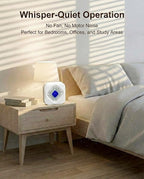 Dehumidifier for Bathroom with Color-Changing Beads, Rechargeable Small Dehumidifier for Closet, Portable Gun Safe