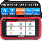 2026 Upgraded LAUNCH OBD2 Scanner CRP123E V3.0 Elite, Diagnostics Tool for Engine, ABS, SRS, AT, with 7 Resets,