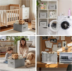 GRANNY SAYS Storage Baskets for Shelves, Closet Storage Bins with Handles, Fabric Organizers and Storage Bins, Storage Boxes 