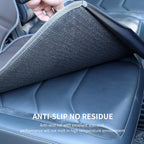 Car Seat Protector Leather Waterproof Child Safety Seat Protector Cover with Thick Pad and 2 Large Pockets Durable Kick Mat f