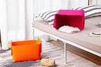 Minoisome Storage Basket Felt Storage Bin Collapsible& Convenient Box Organizer with Carry Handles for Office Bedroom Closet 
