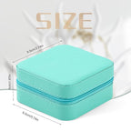 Neveika Jewelry Box with Mirror,Small Jewelry Organizer Box，Travel Jewelry Case for Women，Gift Jewelry Boxes for Female Girls