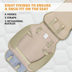 Elantrip Auto Car Seat Covers Leather Car Seat Protector for Women Airbag Compatible Diamond Pattern PU Seat Cover Universal 