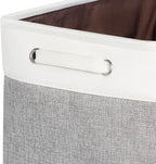Kntiwiwo Foldable Storage Bin Collapsible Fabric Storage Basket Cube with Durable Handles Closet Organizer Bins for Organizin
