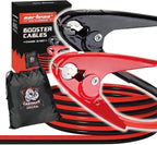 CARTMAN 2 Gauge 16 Feet Jumper Cable 800AMP Heavy Duty Booster Cables with Carry Bag