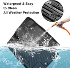 Powerty Floor Mats for 2023-2025 2026 Nissan Pathfinder 7 Seats Accessories All Weather Floor Liners 3D TPE Floor Mat Heavy-Duty Floor Liners