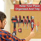 Metal Screwdriver Organizer, Wall Mount Plier Organizer Hammer Holder, Hand Tool Storage Rack for Garage Workshop Workbench(B