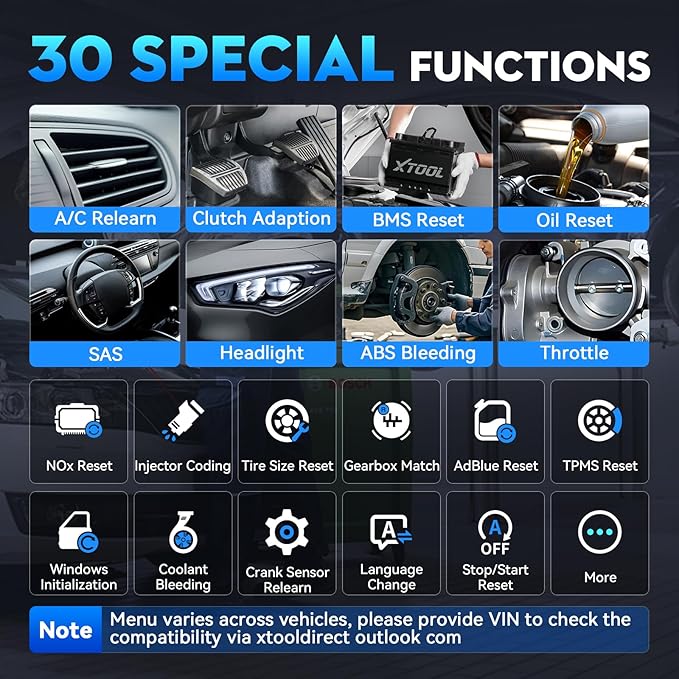 XTOOL D6S OBD2 Scanner Diagnostic Tool, 2026 Car Scanner with 30 Resets, All System Scan Tool with FCA & CAN FD, ABS Bleed,