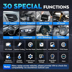 XTOOL D6S OBD2 Scanner Diagnostic Tool, 2026 Car Scanner with 30 Resets, All System Scan Tool with FCA & CAN FD, ABS Bleed,