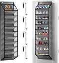 Kotkn 10 Tier Over The Door Organizer - Heavy Duty Hanging Storage Rack with Sturdy Oxford Fabric, Holds 20+ Pairs of Footwea