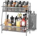 LEMIKKLE Spice Rack Organizer for Kitchen Counter, Spices Organizer and Storage Seasoning Organizer for Cabinet, Kitchen Meta