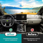 FIILINES Dash Cover for Toyota Tacoma 2024-2026, Dashboard Cover Mat for Tacoma Accessories Mesh Breathable Non-Slip Dash Mat