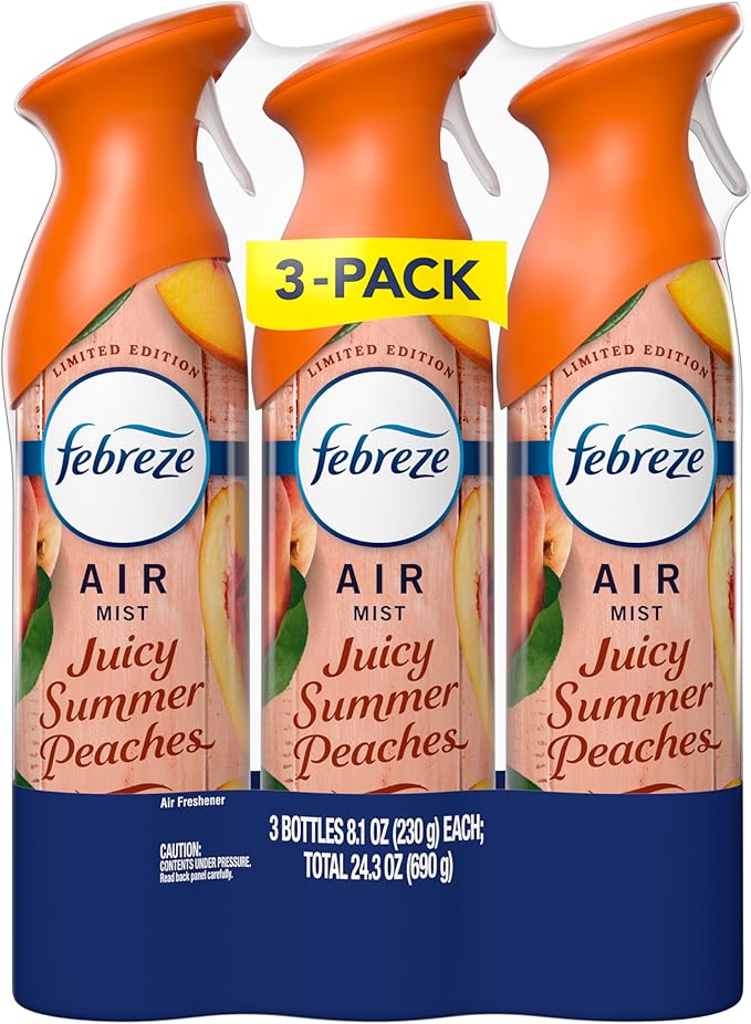 Febreze Air Mist, Air Freshener Spray, Odor Fighting Room Spray, Deodorizer for Home Bathroom Kitchen Office Apartment Dorm R