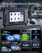 MUCAR CS90 OBD2 Scanner Diagnostic Tool with 28+ Reset Services, Oil/EPB/SAS/BMS/Injector, ABS Bleeding, Throttle Relearn, ABS