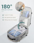 LOVEVOOK Travel Backpack for Women & Men 40L,Airline Approved Carry On Backpack Travel Essentials,TSA Carry on Luggage,Waterp
