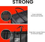 NZ home Insulated Bags for Food Delivery (3XL) Grocery Shopping Cooler Bag, Pizza Delivery, Hot & Cold Catering Tote, Reusable, Foldable & Heavy Duty (Green)
