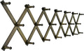 SKOLOO Hat Rack for Wall with 20 Hooks, Solid Wooden, Modern, Expandable Coat Rack Wall Mount for Coats, Hats, Bags, Baseball