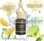 Inspired by Popular Squash Scent - Long Lasting Car Freshener - Lasts up to 60 days - Japanese Squash (Light Citrus Refreshin